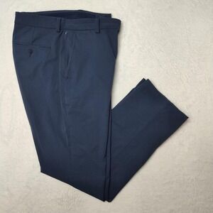 Vineyard Vines On-The-Go Pants Mens 33x30 Blue Stretch Chino Travel Casual